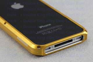 Aluminium Bumper Metal Case Cover for Genuine Apple iPhone 4 4S PF0400 