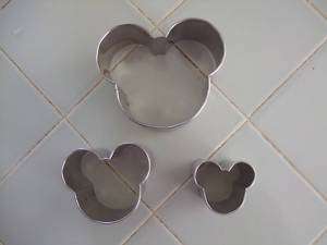 Stainless Steel Mickey Mouse Cookie Cutter New  
