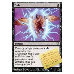  Magic the Gathering   Duh   Unhinged   Foil Toys & Games