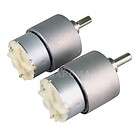 2X Replacement 37mm DC 12V 15RPM Micro Gear Box Motor
