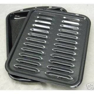   Broiler Pan with Porcelain Grill Porcelain Broiler Pan, 2 Piece