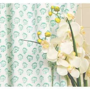   : Aqua Designer Luxury Fabric Tropical Shower Curtain: Home & Kitchen