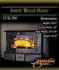 Appalachian 36 BW INSERT Wood Stove Fireplace NEW  