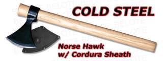 Cold Steel Tomahawk Norse Hawk Axe w/ Sheath 90N SC90N  