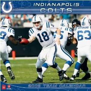  INDIANAPOLIS COLTS 2008 NFL Monthly 12 X 12 WALL CALENDAR 