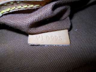 USED Louis Vuitton Alma Monogram Handbag M51130 100% Auth Free 