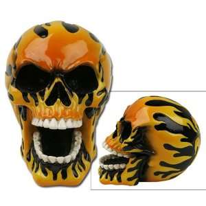  Gothic Demon Harley Style Flaming Skull 