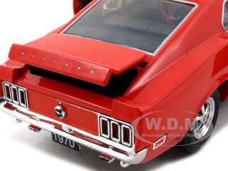 1970 FORD MUSTANG BOSS 429 CORAL 1:24 DIECAST MODEL  