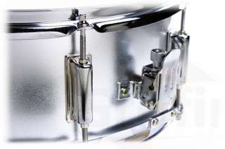   Snare Drum 14 x 5.5 Maple Wood Shell Sparkle Silver Glitter  