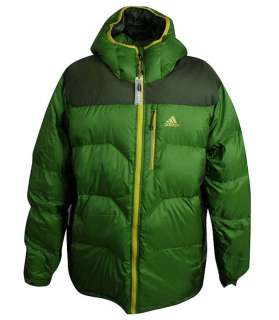   Down Hoodie Goose Feather Jacket Coat Outdoors Lime Green  
