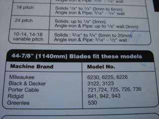 Portaband Bi Metal Portable Bandsaw Blade 14/18 TPI x 5  