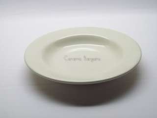 Dozen Wide Rim Soup Pasta Bowl Ceramic Egg White 12 oz Diner 