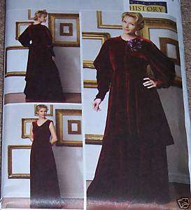 sz 6 12 Victorian Early 20th Century Dress Coat pattern  