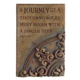 Grasslands Road Words of Life Plaque with Gold Metal Stand, A Journey 