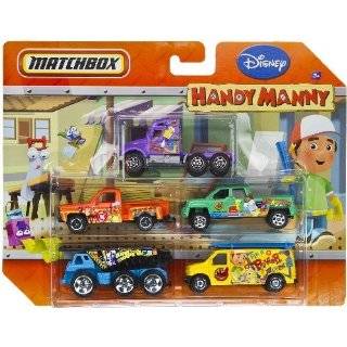  Matchbox Handy Manny Disney 5 Pk Truck Van: Toys & Games