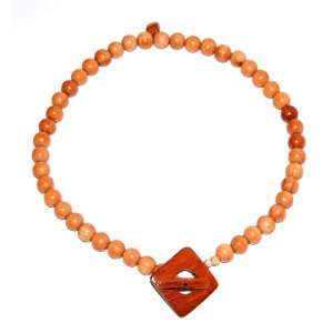  18 in. Exotic Wood Necklace   Valeria Collection Style 1RR 