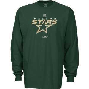 Dallas Stars Kids 4 7 Team Logo Long Sleeve Tee:  Sports 