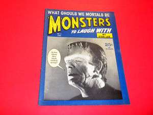 MONSTERS TO LAUGH WITH 1965 #3 Stan Lee FAMOUS MONSTERS magazine SF 