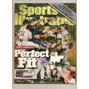  Chad Curtis & David Cone Autographed Sports Illustrated 