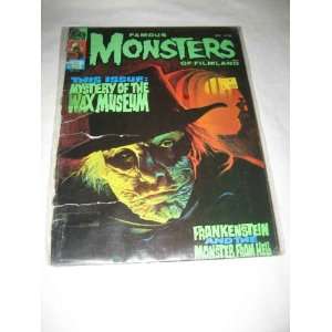   1975 Mystery of the Wax Museum Frankenstein Warren Publishing Books
