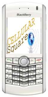NEW Blackberry PEARL 8100 WHITE Unlocked GSM Sim Card Mp3 Camera Phone 