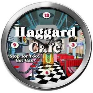  HAGGARD 14 Inch Cafe Metal Clock Quartz Movement Kitchen 