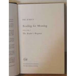  for Meaning The Readers Response v. 2 (Her Reading for meaning 