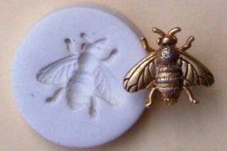 LITTLE BEE INSECT ~ CNS polymer clay mold mould  