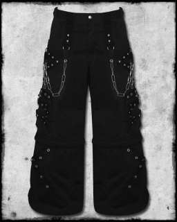   GOTH DARKSTREET STUDDED MARK CHAIN BAGGY SKATER TROUSERS PANTS  