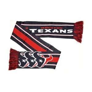 Team Beans Houston Texans Striped Scarf 