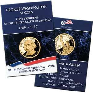  2007 George Washington $1.00 Proof Coin 