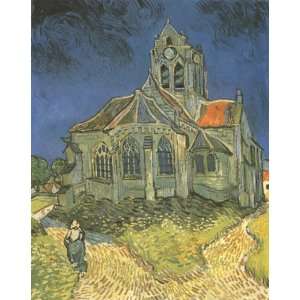   THE CHURCH OF AUVERS BY VINCENT VAN GOGH POSTER REPRO: Home & Kitchen
