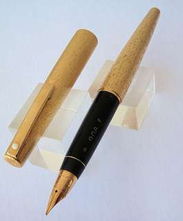 Gold Sheaffer Fountain Pen, F Gold Nib  