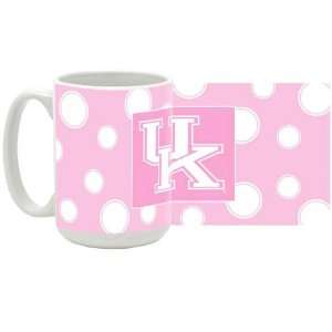  Pink Polka Dot Kentucky Coffee Mug