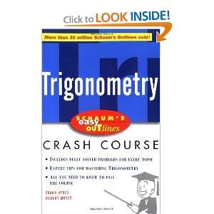  Easy Outline of Trigonometry [Paperback] Frank Ayres 