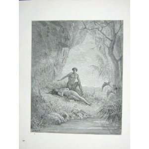  1881 Gustave Dore Paradise Lost Adam Eve Religion