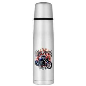  Large Thermos Bottle Choppers Rule Flaming Motorcycle and 
