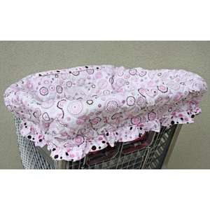    Classic Collection Pink Circle Dot Shopping Cart Cover: Baby