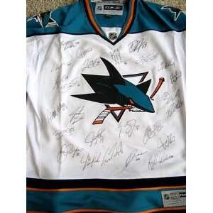 San Jose Sharks Autographed / Signed Hockey Jersey   Autographed NHL 
