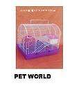 DELUXE HAMSTER   RODENT CAGE WITH EXCERCISE WHEEL AND LADDER