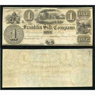 18_ _ Franklin Silk Company Franklin, Portage Co. Ohio 1 Dollar  