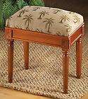new casual elagant palm tree padded foot stool expedited shipping