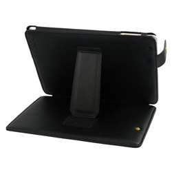 Premium iPad 2 Black Horizontal Leather Case  Overstock