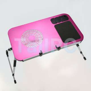 New Pink Portable Bed Cooling Table for Laptop Notebook USA  
