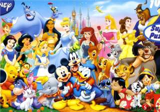 Jigsaw Puzzles 1000 Pieces Disney town / EDUCA / Disney  