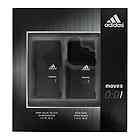 Coty Adidas Moves 001 Mens GIFT SET edt/ aftershave NEW AUTHENTIC