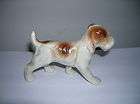 Antique China walking Fox Terrier, wonderful condition, probably from 