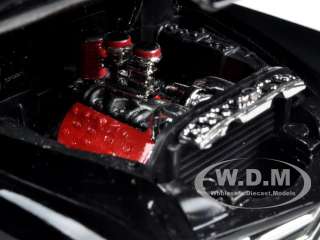   24 scale diecast model car of 1951 mercury black with kmc wheels die