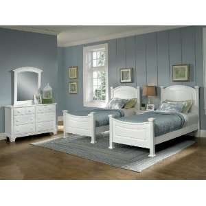   Collection Panel Bedroom Set in Snow White BB6SETB