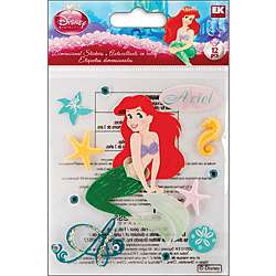 Disney Dimensional The Little Mermaid Sticker Sheet  